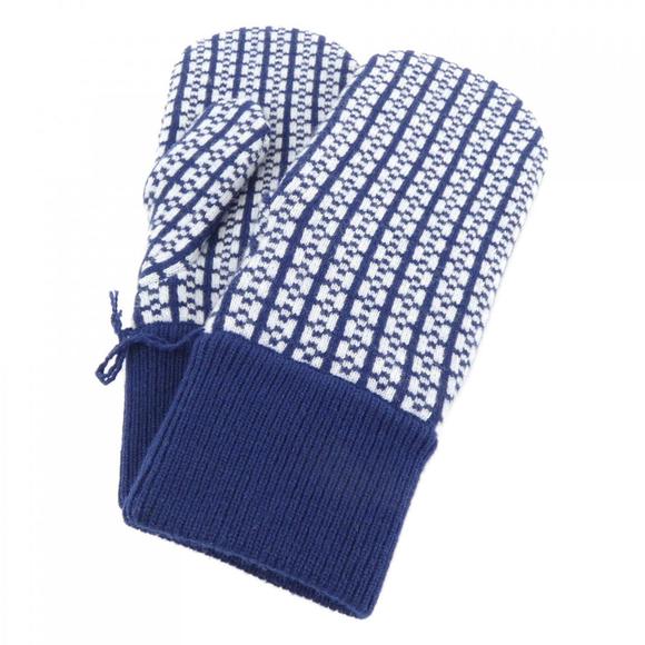 HERMES Navy Love Gloves - Picture 1 of 4